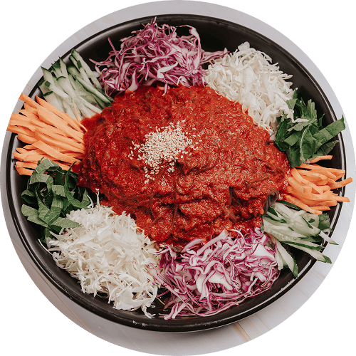 써는족족 쟁반국수